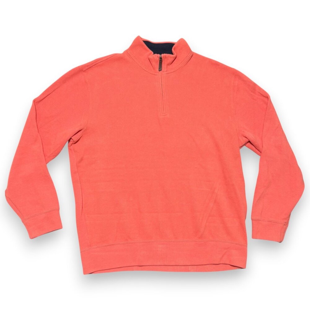 Land's End Men's Corral Quarter Zip Size Large